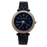 Michael Kors Darci Black Dial Black Steel Strap Watch for Women - MK3407