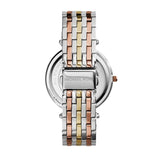 Michael Kors Darci Silver Dial Two Tone Stainless Steel Strap Watch for Women - MK3203