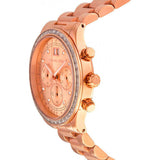 Michael Kors Brinkley Rose Gold Dial Rose Gold Steel Strap Watch for Women - MK6204