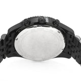 Michael Kors Lexington Chronograph Black Dial Black Steel Strap Watch for Men - MK8603