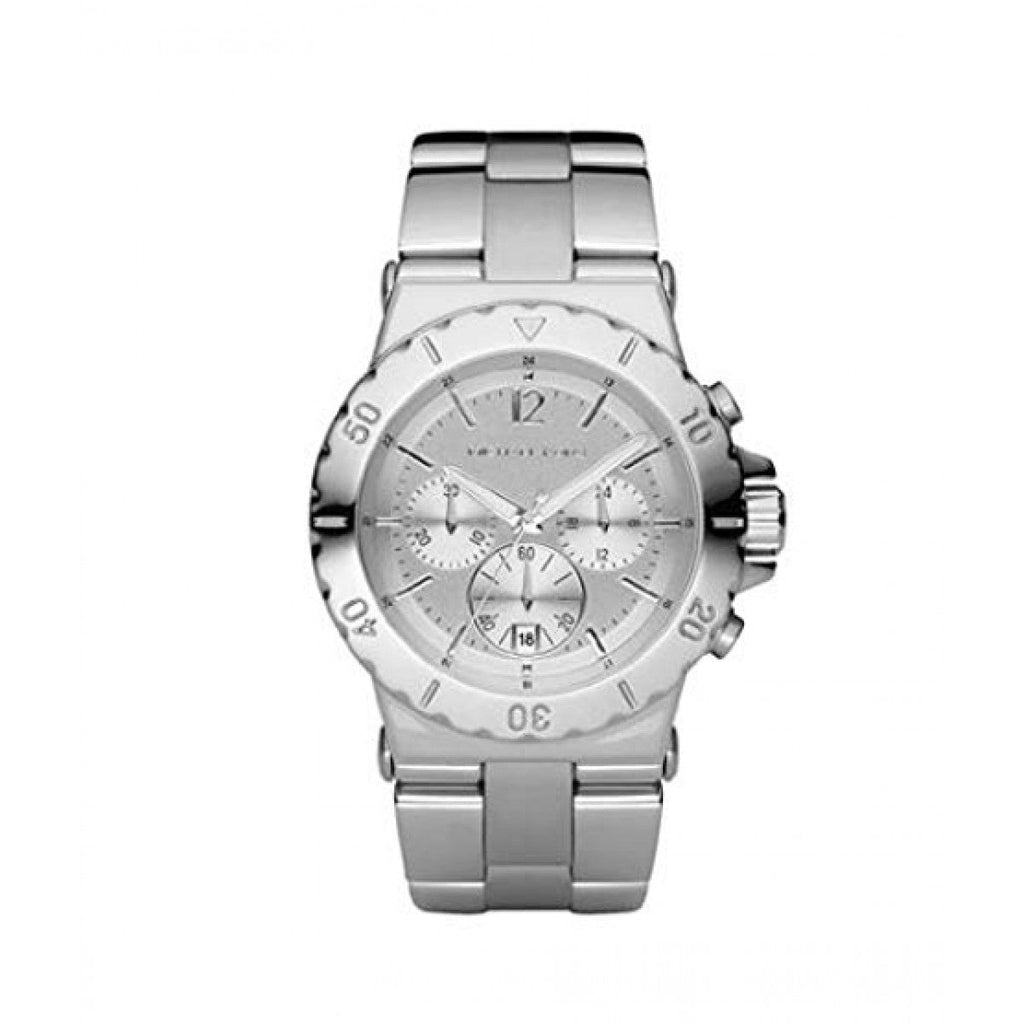 Michael Kors Dylan Silver Dial Silver Steel Strap Watch for Women - MK5312