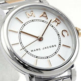 Marc Jacobs Roxy White Dial Two Tone Steel Strap Watch for Women - MJ3553