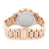 Michael Kors Brinkley Rose Gold Dial Rose Gold Steel Strap Watch for Women - MK6204