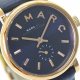 Marc Jacobs Baker Navy Blue Dial Blue Leather Strap Watch for Women - MBM1331