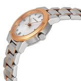 Burberry The City Silver Dial Two Tone Steel Strap Watch for Women - BU9214