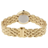 Versace V-Flare Quartz Silver Dial Gold Steel Strap Watch for Women - VEBN00818