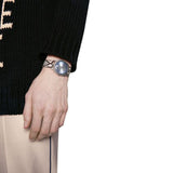 Gucci Grip Vintage Blue Dial Snakeskin Brown Leather Strap Watch for Women - YA152401