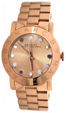 Marc Jacobs Amy Dexter Rose Gold Dial Rose Gold Steel Strap Watch for Women - MBM3216