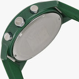 Lacoste 12.12 Chronograph Green Dial Green Silicone Strap Watch for Men - 2010973