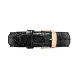 Daniel Wellington Classic Reading Black Dial Black Leather Strap Watch For Men - DW00100129