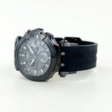 Tissot T Race Chronograph Anthracite Black Dial Black Silicone Strap Watch For Men - T115.417.37.061.03