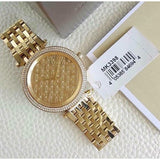 Michael Kors Darci Gold Dial Gold Steel Strap Watch for Women - MK3398