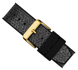 Guess Asteria Multifunction Gold Dial Black Rubber Strap Watch For Women - GW0620L2