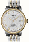 Tissot T Classic Le Locle Powermatic 80 Silver Dial Two Tone Steel Strap Watch For Men - T0064072203301
