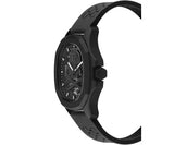 Philipp Plein High-Conic Automatic Black Dial Black Silicone Strap Watch for Men - PWRAA0923