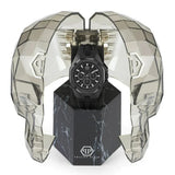 Philipp Plein Octagon Black Dial Black Silicone Strap Watch for Men - PWTBA0623