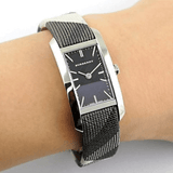 Burberry The Pioneer Black Dial Leather Strap Watch for Women - BU9505