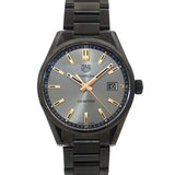 Tag Heuer Carrera Special Edition Black Dial Black Steel Strap Watch for Women - WAR1113.BA0602