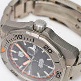 Tag Heuer Aquaracer Bamford Automatic Black Dial Grey Steel Strap Watch for Men - WAY208F.BF0638
