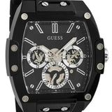 Guess Phoenix Multifunction Black Dial Black Rubber Strap Watch for Men - GW0203G3