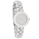 Movado Sapphire Diamonds Silver Dial Silver Steel Strap Watch For Women - 606814