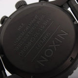 Nixon 51-30 Chrono Black Dial Black Steel Strap Watch for Men - A083-1042