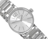 Marc Jacobs Peggy Silver Dial Silver Steel Strap Watch for Women - MBM3404