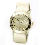 Marc Jacobs Amy Gold Dial Gold Leather Strap Watch for Women - MBM8627