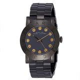 Marc Jacobs Amy Black Dial Black Steel Strap Watch for Women - MBM8595