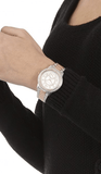 Michael Kors Madelyn Silver Dial Two Tone Steel Strap Watch for Women - MK6288