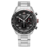Tag Heuer Carrera Porsche Chronograph Grey Dial Silver Steel Strap Watch for Men - CBN2A1F.BA0643