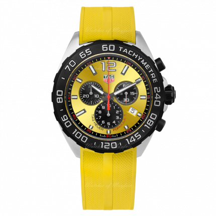 Tag Heuer Formula 1 Yellow Dial Watch for Men - CAZ101AM.FT8054