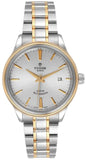 Tudor Style Automatic Silver Dial Two Tone Steel Strap Watch for Men - M12713-0003