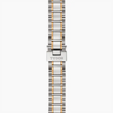 Tudor Style Automatic Diamonds Gold Dial Two Tone Steel Strap Watch for Men - M12713-0007