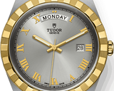 Tudor Royal Automatic Silver Dial Two Tone Steel Strap Watch for Men - M28603-0001
