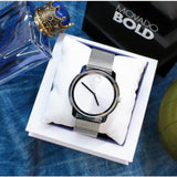 Movado Bold Silver Dial Silver Mesh Bracelet Watch For Women - 3600241