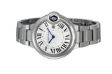Cartier Ballen Bleu De Cartier Silver Dial Silver Steel Strap Watch for Women - W6920084
