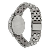Marc Jacobs Fergus Black Dial Silver Steel Strap Watch for Men - MBM5075