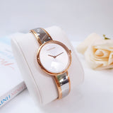 Calvin Klein Seduce Silver Dial Two Tone Steel Strap Watch for Women - K4E2N61Y
