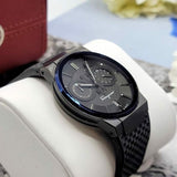Salvatore Ferragamo Sapphire Black Dial Black Rubber Strap Watch for Men - SFHP00320