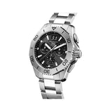 Tag Heuer Aquaracer Professional 200 Date Black Dial Silver Steel Strap Watch for Men - CBP1110.BA0627